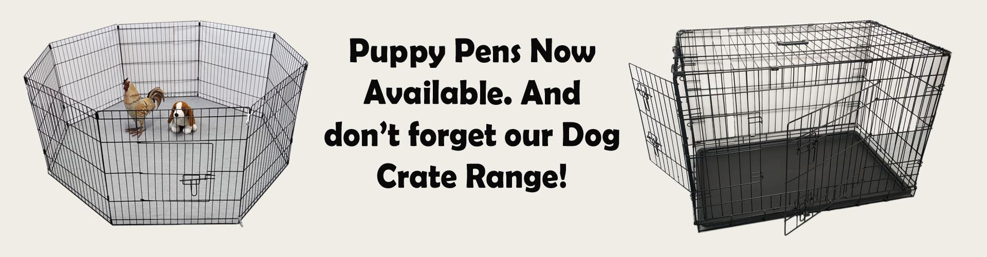 PuppyPens and Crates